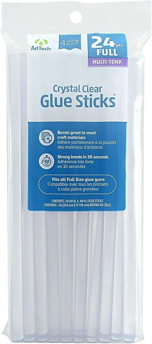 AdTech Crystal Clear Full Size Glue Sticks - 24 pcs - photo 2