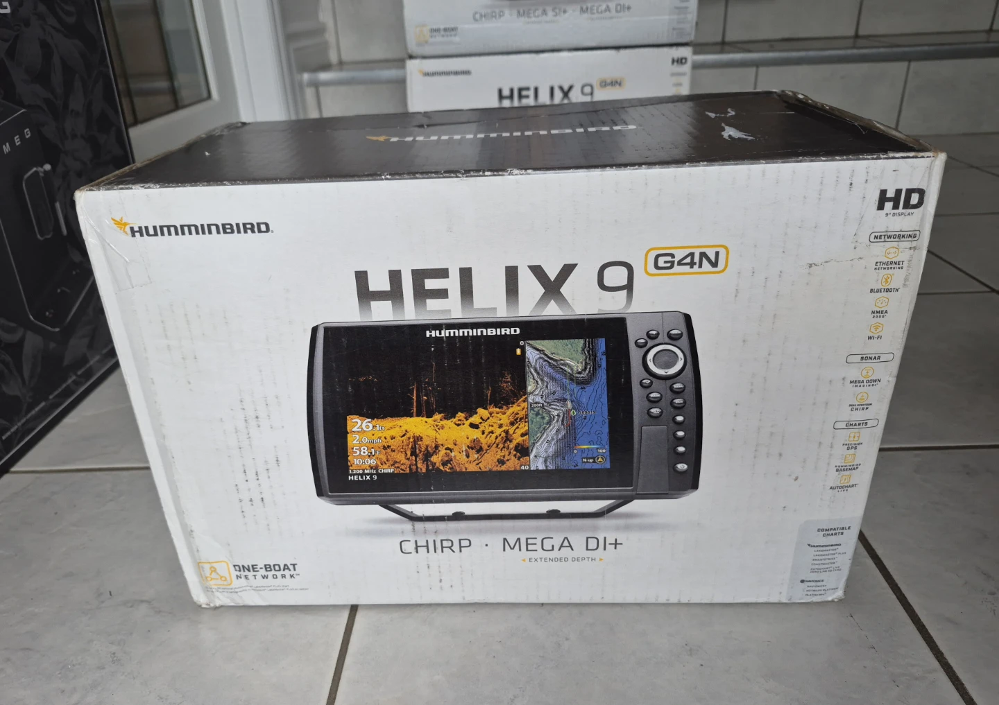 NEW Humminbird Helix 9 Mega DI+ Fishfinder