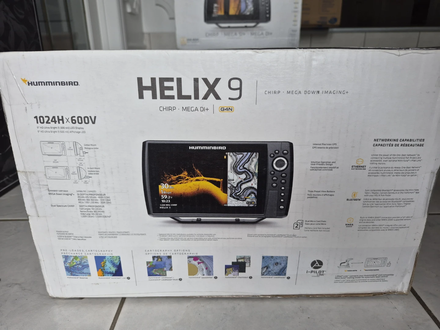 NEW Humminbird Helix 9 Mega DI+ Fishfinder - photo 2