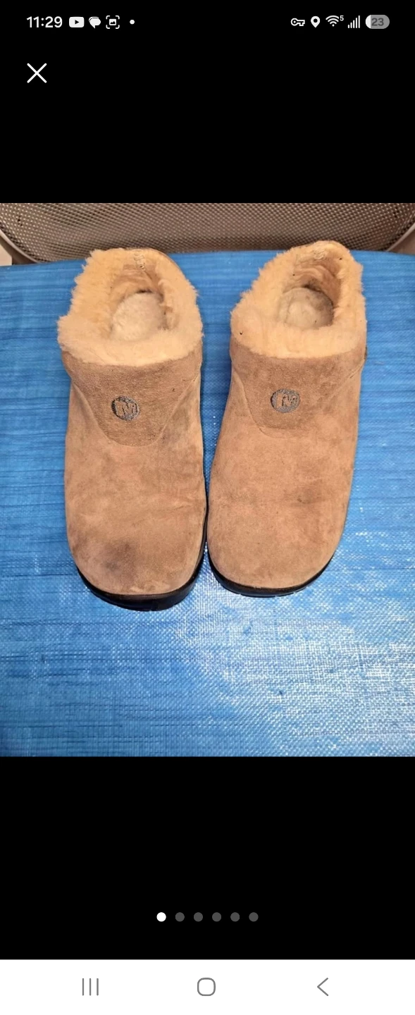 Merrell Encore Ice Suede Mules Clogs - Fits Women's Size 6
