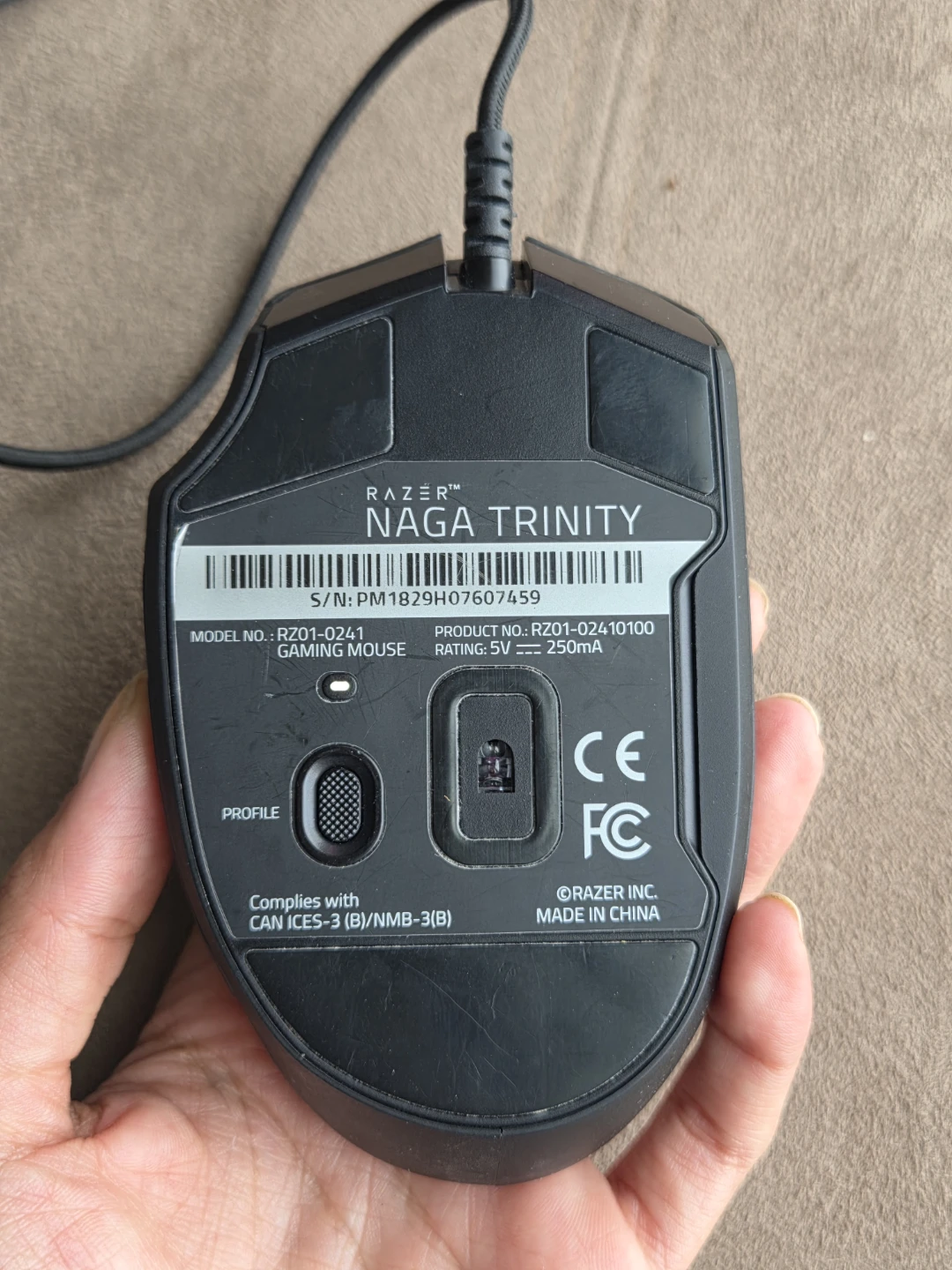 Razer Naga Trinity Gaming Mouse - photo 2