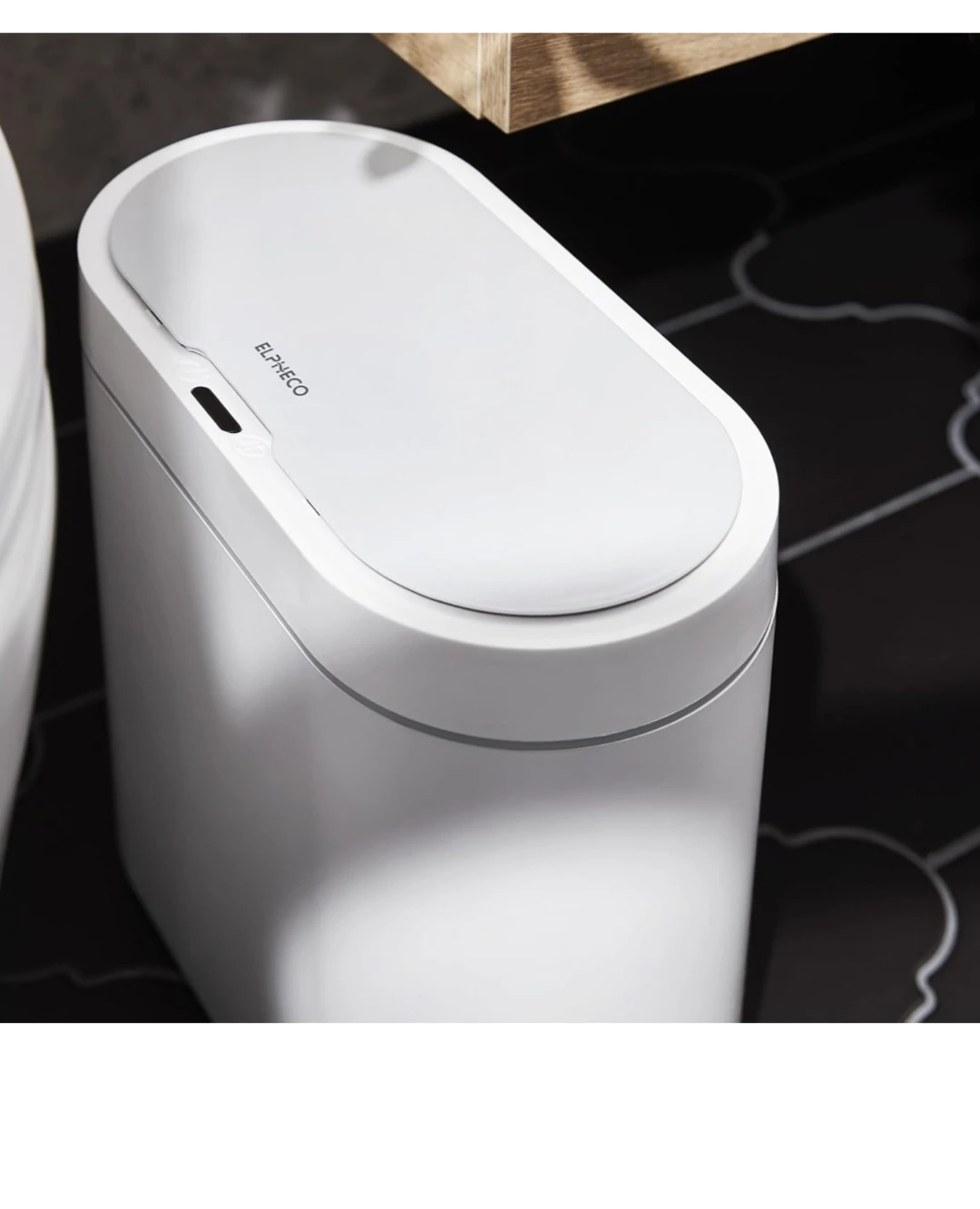 ELPHECO White Automatic Sensor Trash Can - photo 5