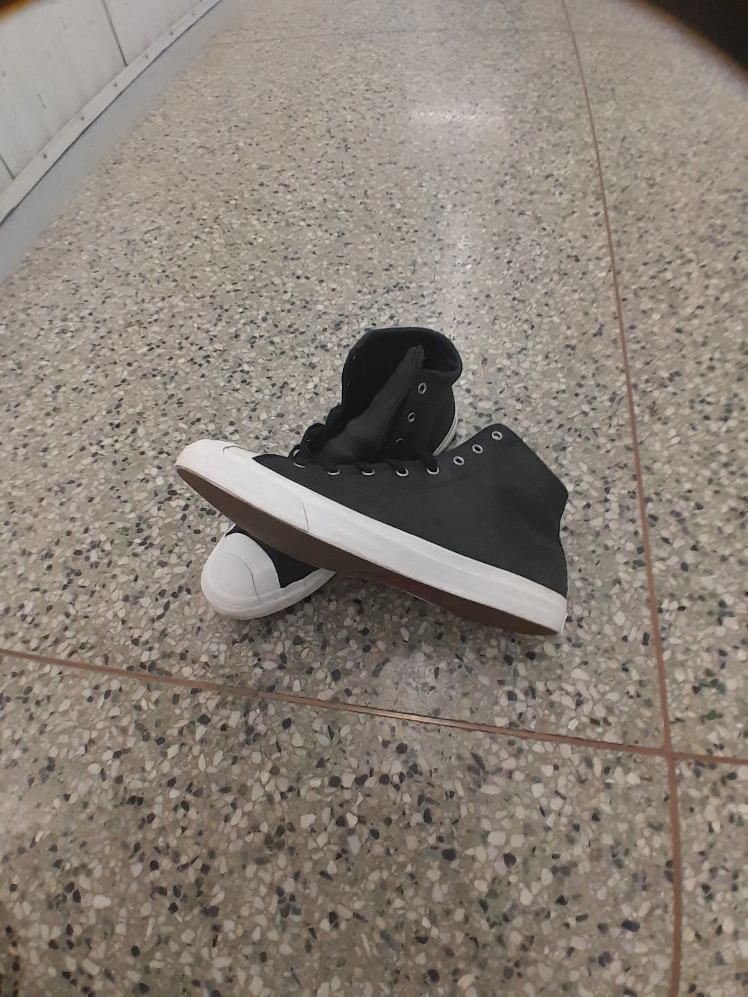 Black High-Top Sneakers Men's  Size 13