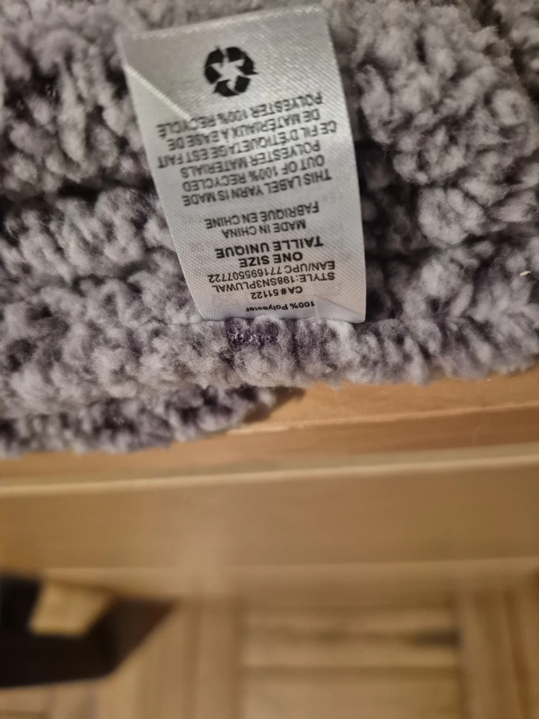 LN)Grey Sherpa Blanket Scarf - photo 2