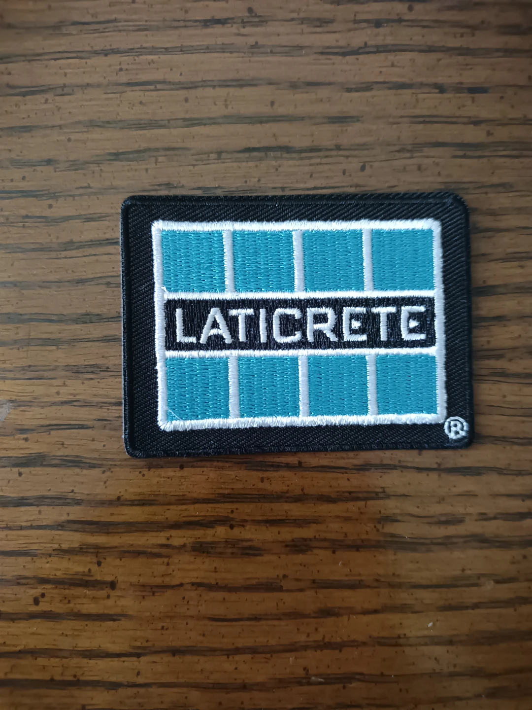Laticrete Embroidered Patch