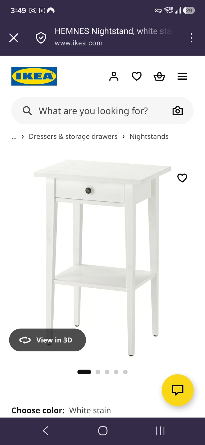 ByJul19 Ikea Nightstand Table Hemnes MOVING - photo 2