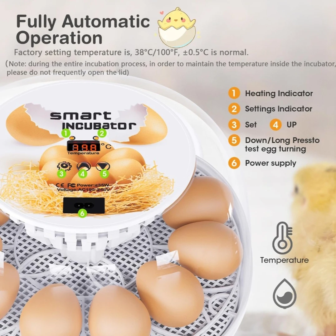 Smart Incubator - Fully Automatic Operation - photo 3