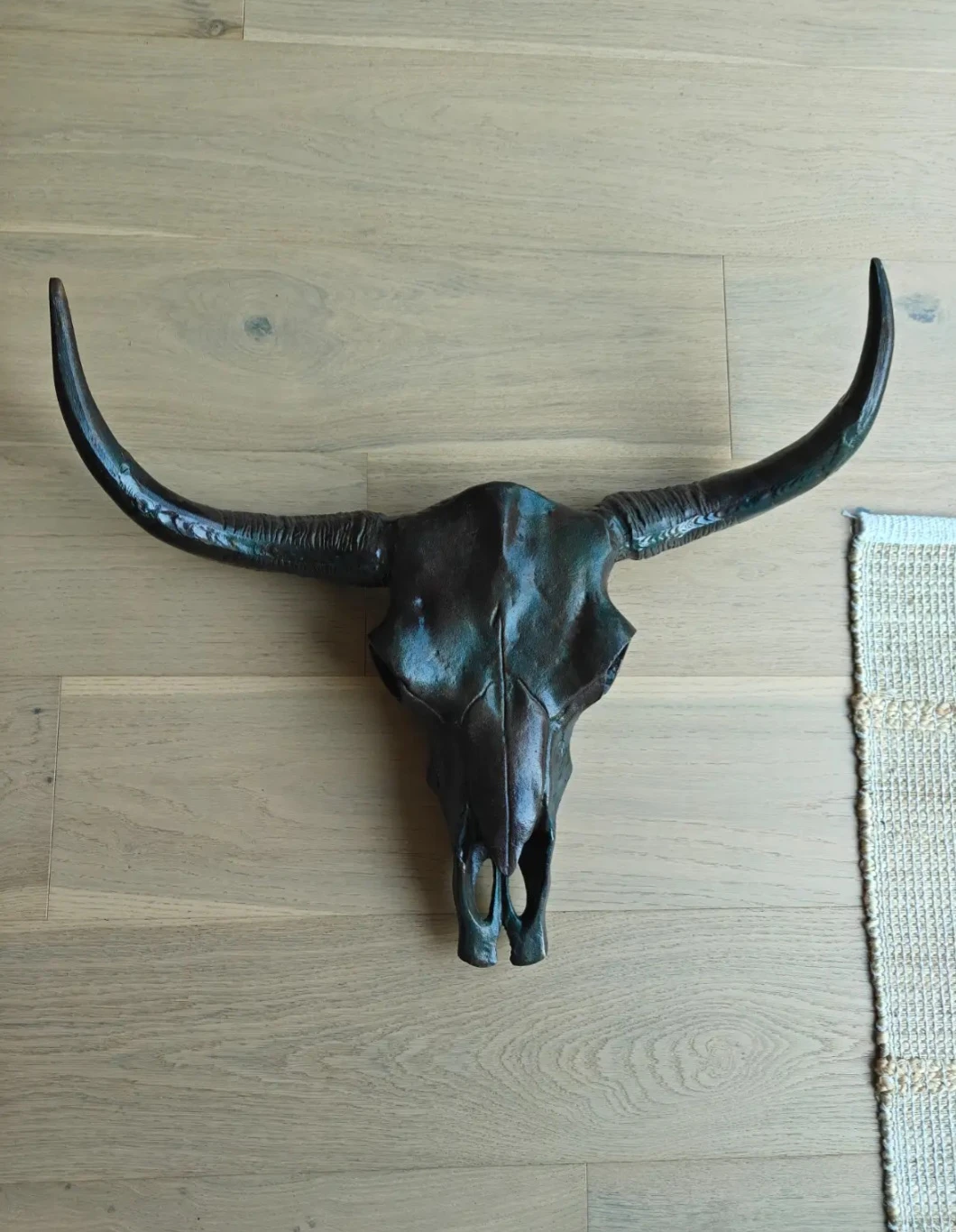 Decorative Bull Skull Wall Hanging - photo 2
