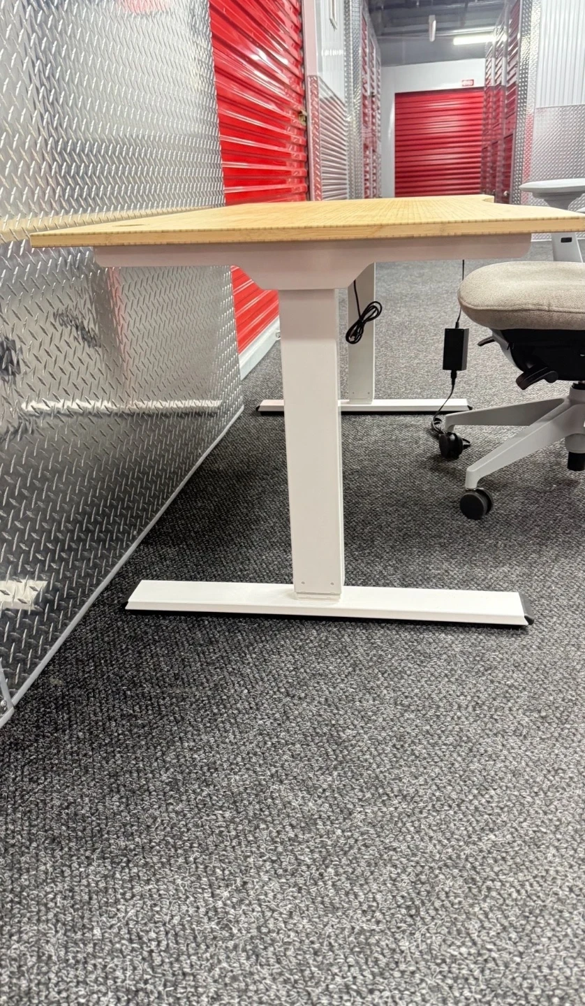 Adjustable Height Desk with Bamboo Top - photo 3