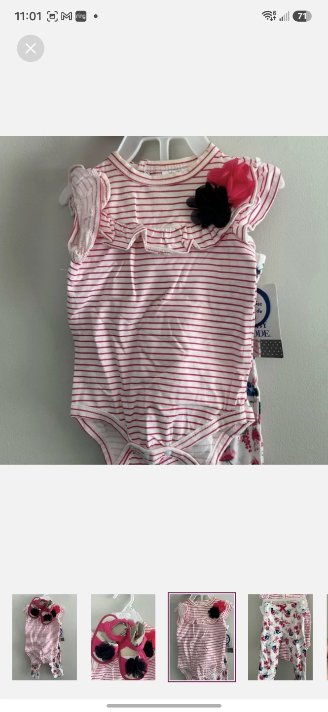 New baby mode 6/9m floral set - photo 3