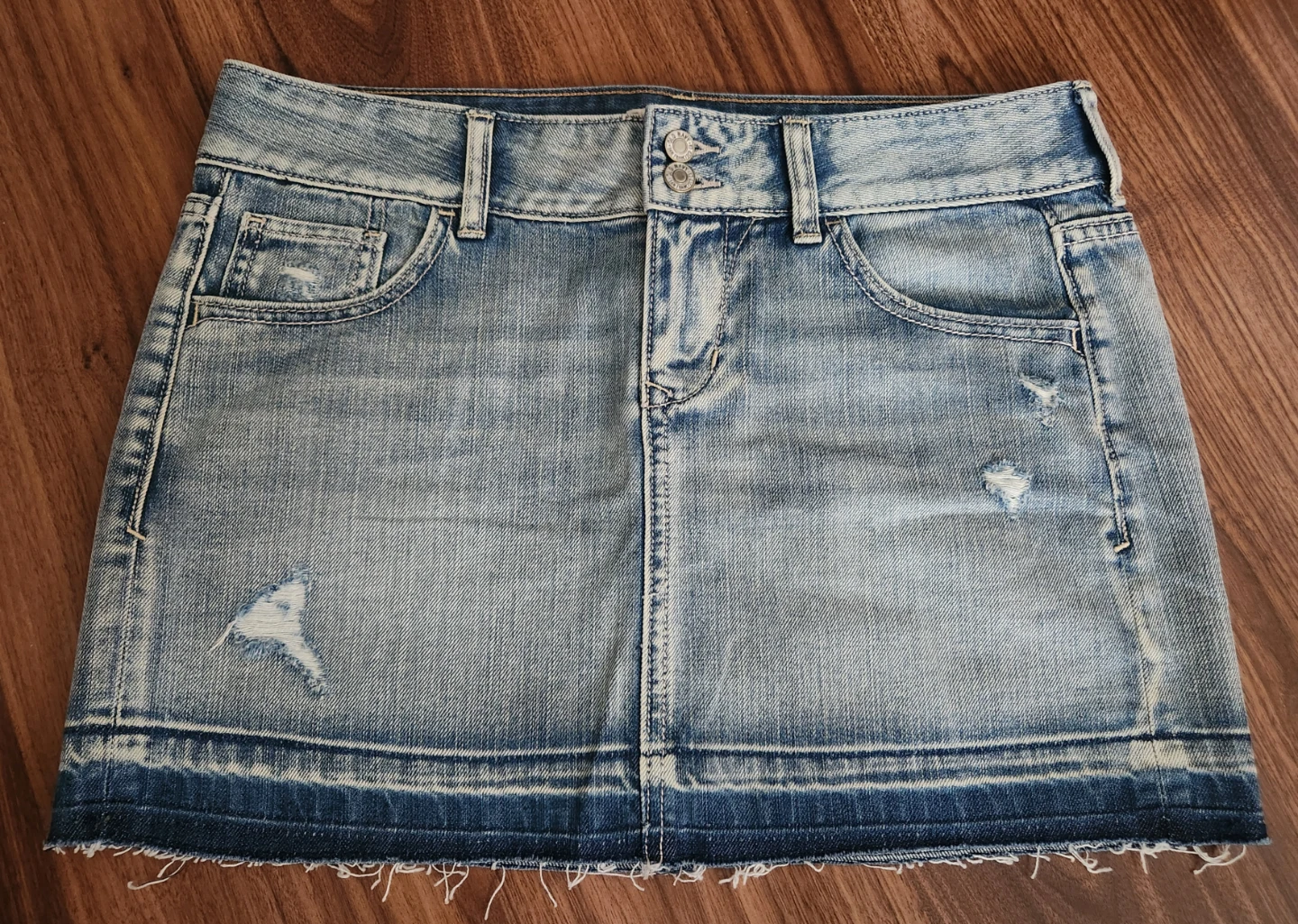 Denim Mini Skirt