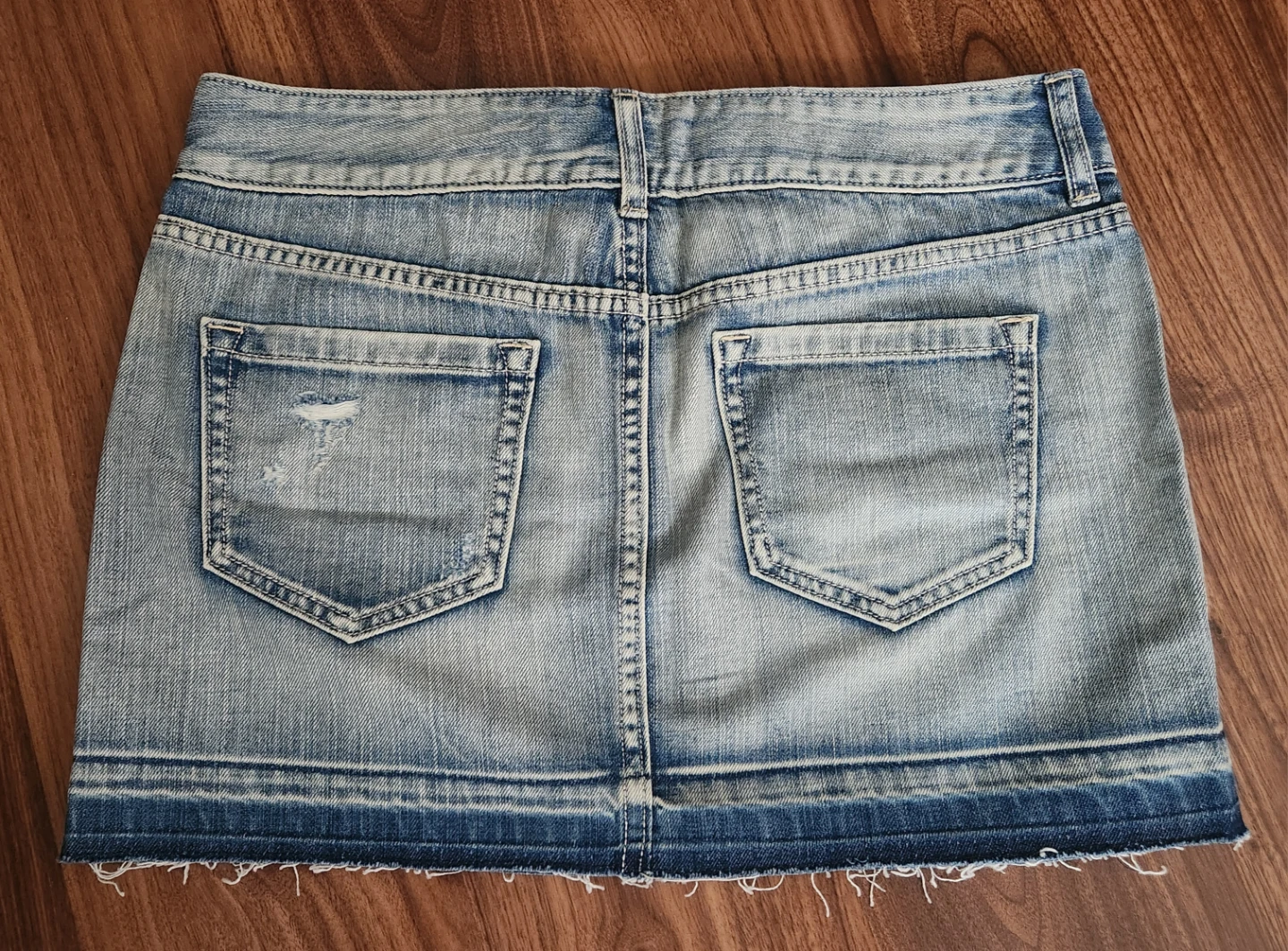 Denim Mini Skirt - photo 2