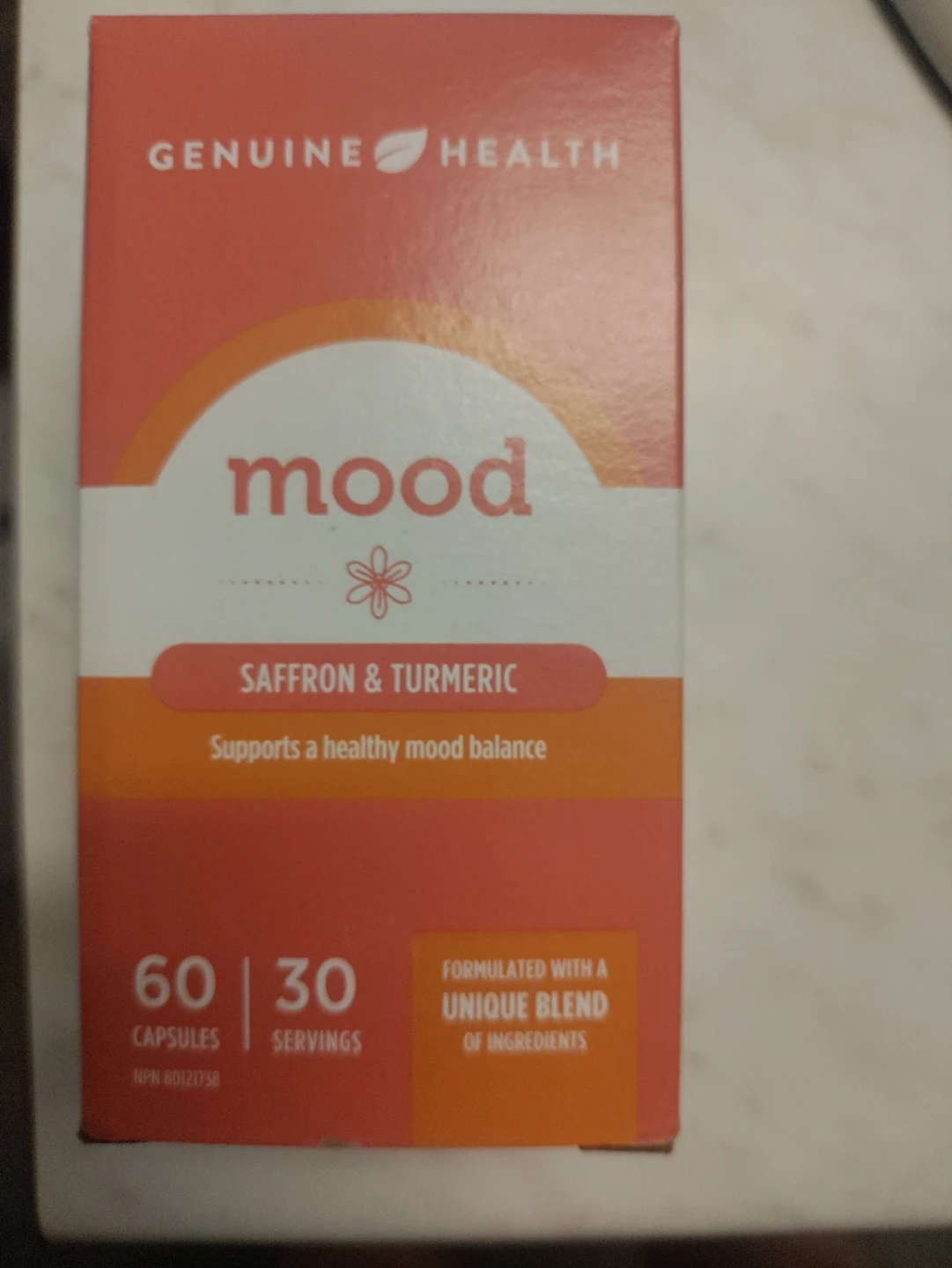 Genuine Health Mood Saffron & Turmeric Capsules