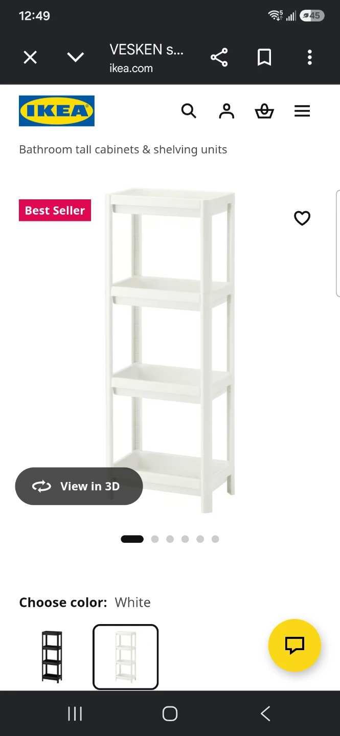 Ikea Shelf - Assembled