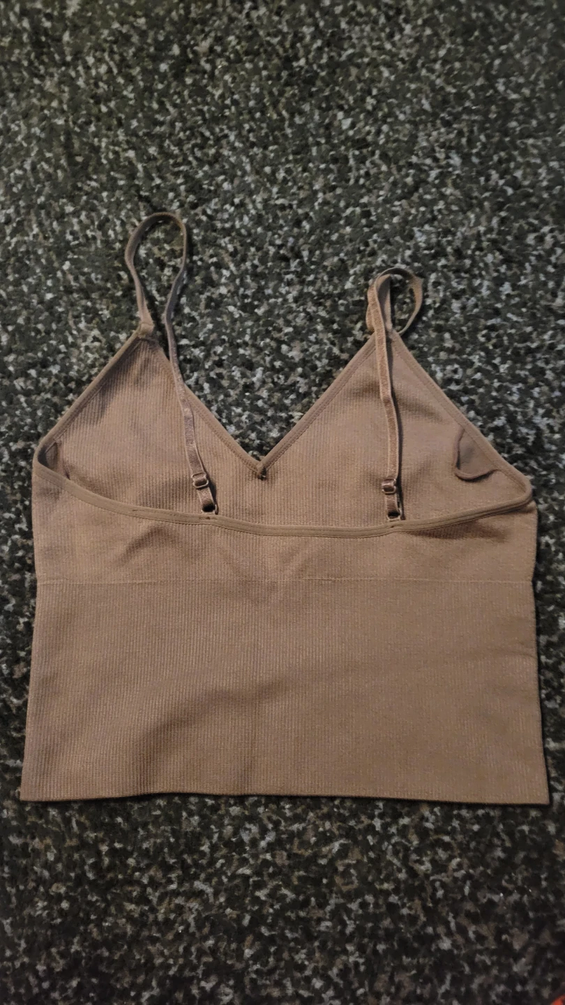 Brown Seamless Crop Top - photo 2