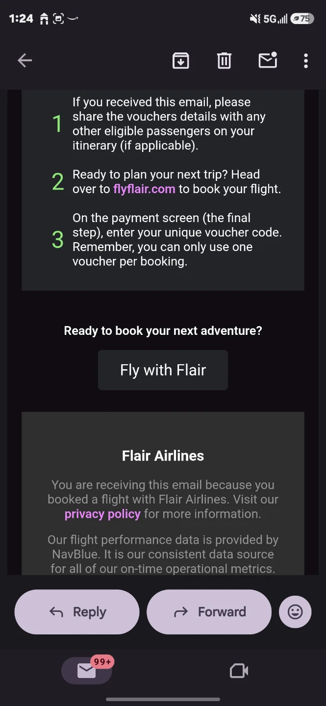 Flaire e voucher