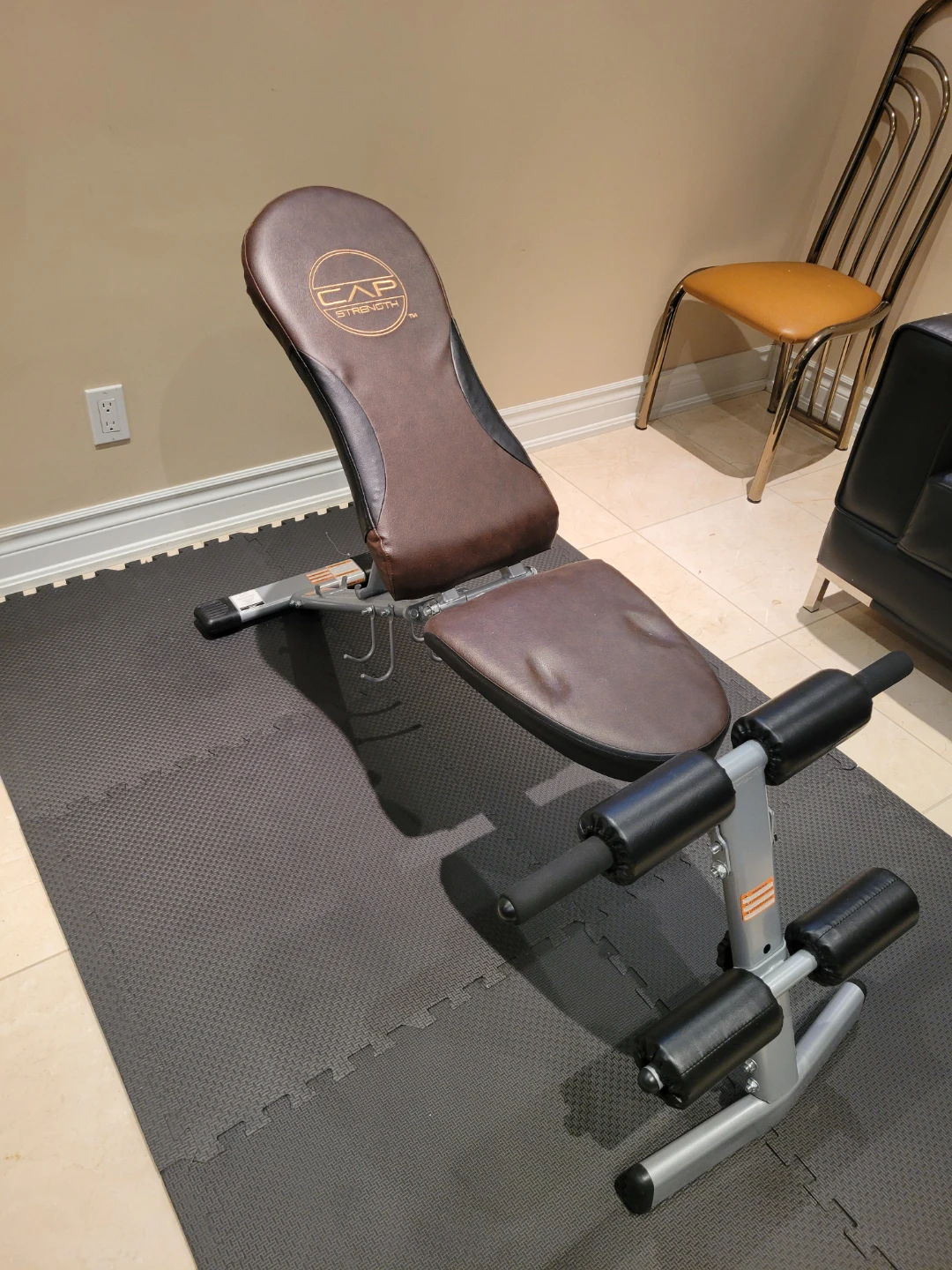 CAP Strength Adjustable Weight Bench & Dumbbell Set - photo 2