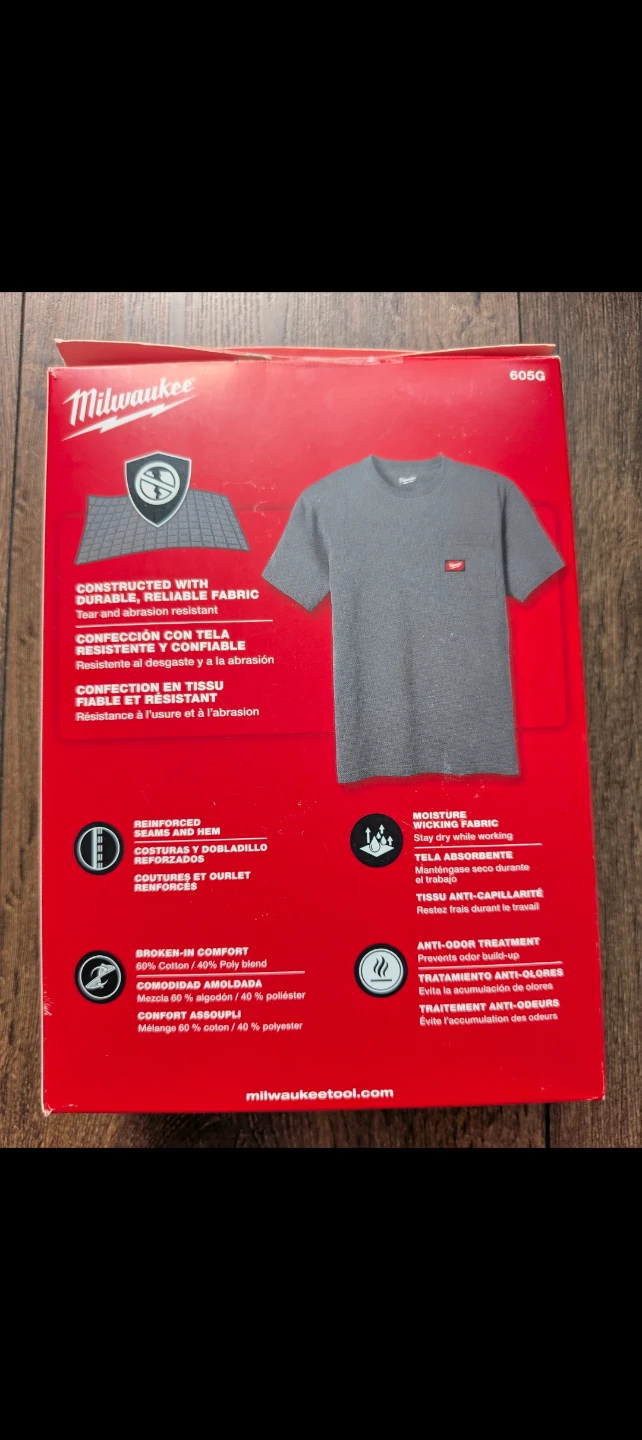 Milwaukee GRIDIRON Pocket T-Shirt XL Gray - photo 2