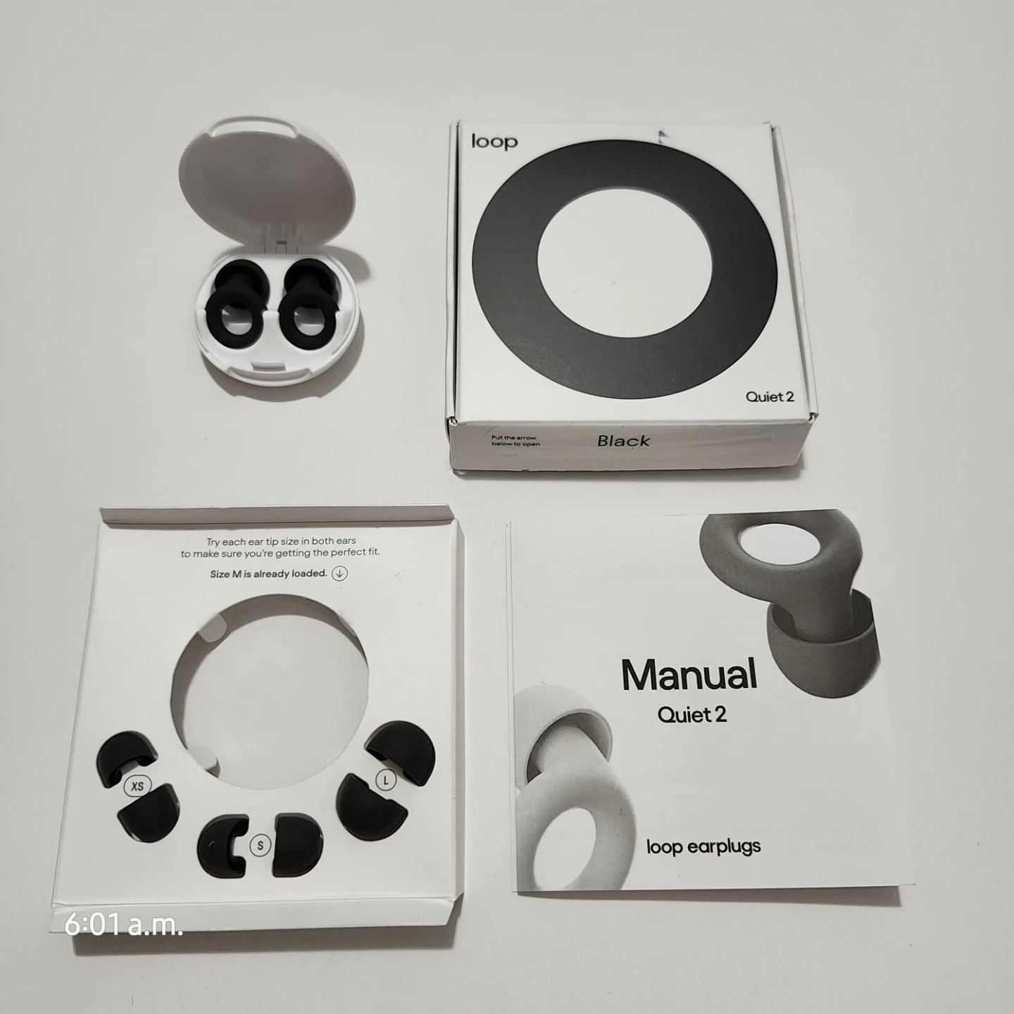 Loop Quiet 2 Earplugs Black NEW