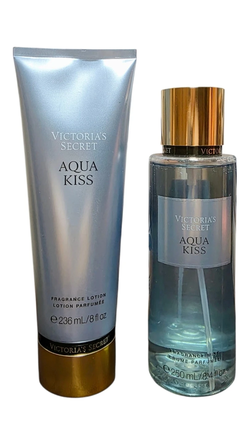 Victoria's Secret Aqua Kiss Fragrance Lotion & Mist Set