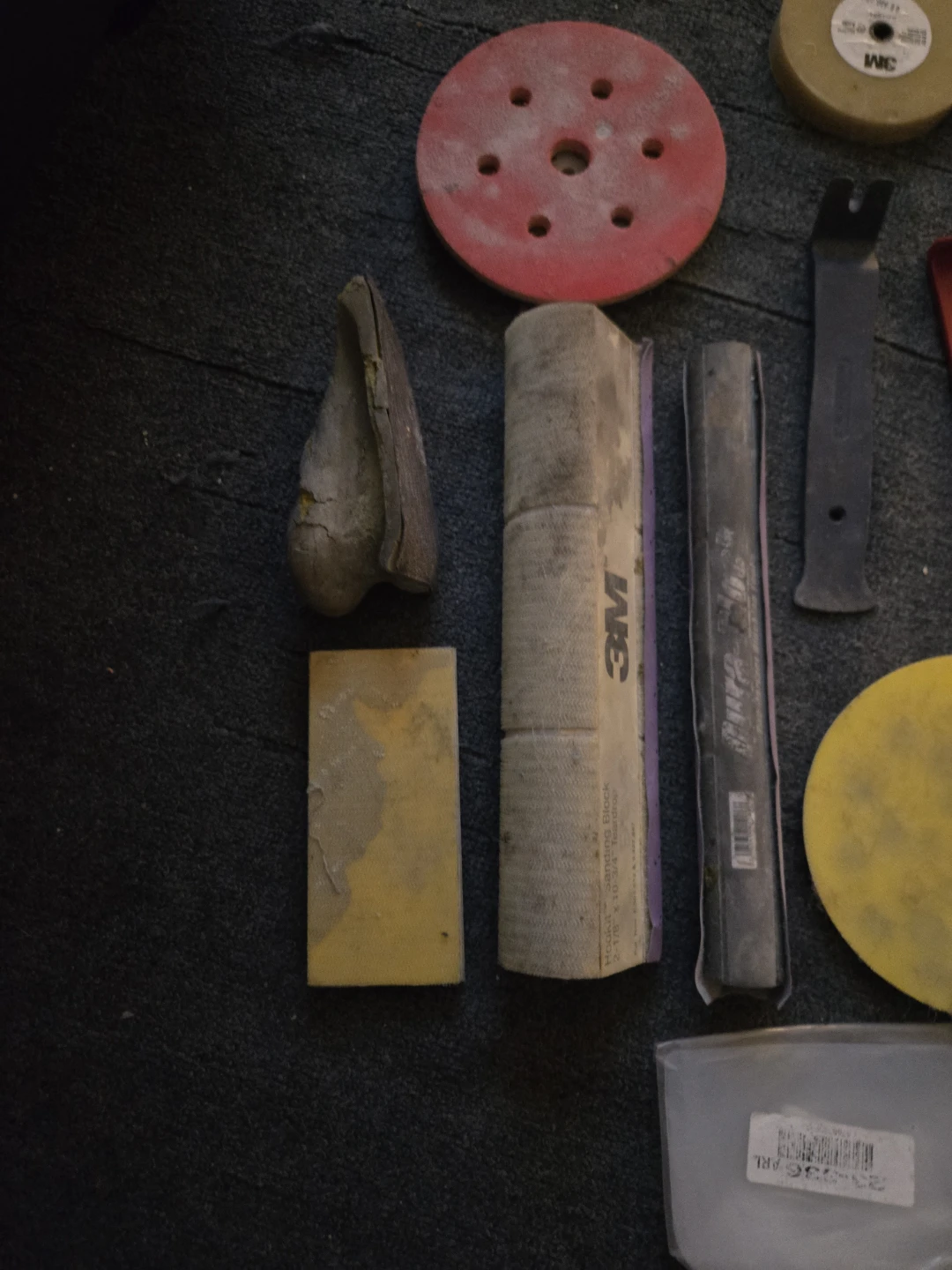 Sanding Blocks, Pads, tools and spreaders