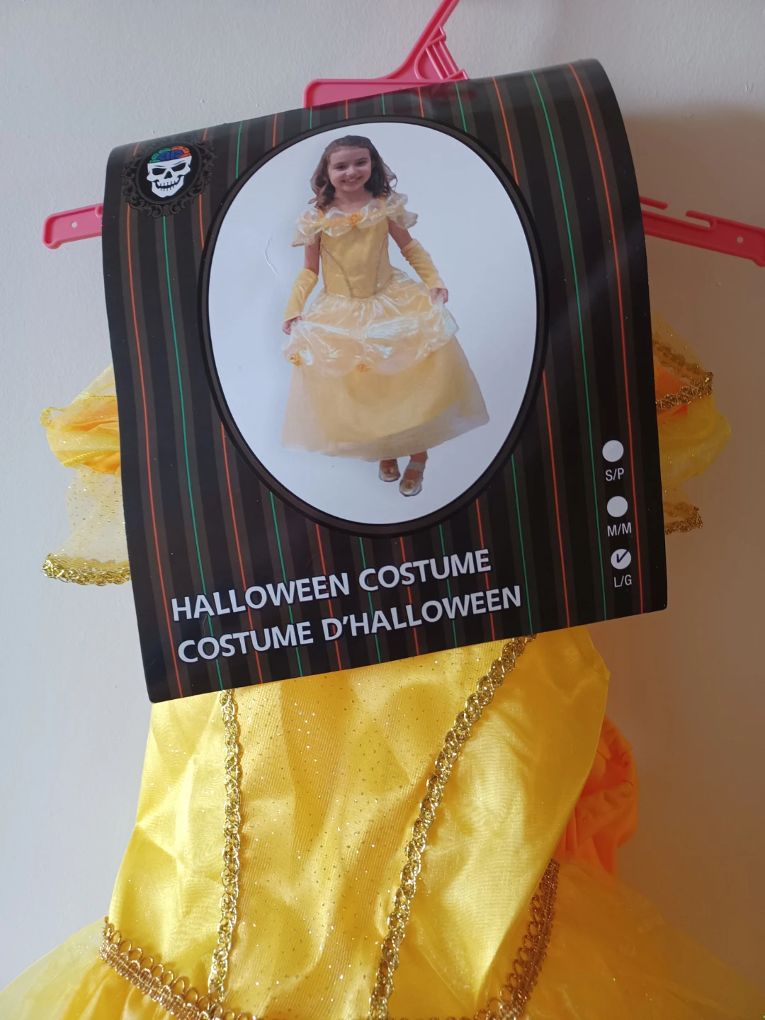 Kids Yellow Halloween Costume Dress