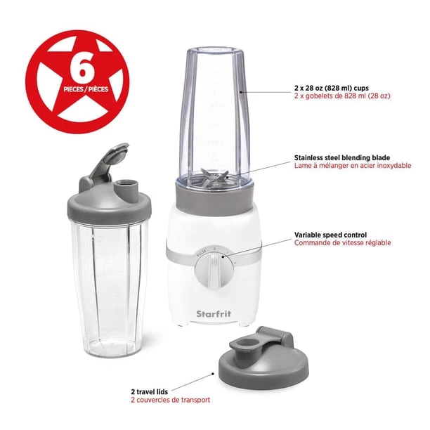 Starfrit 6-Piece Personal Blender Set - photo 2