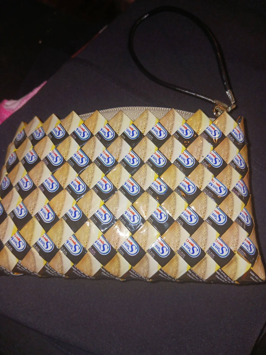 Handmade Snack Wrapper Wristlet coin