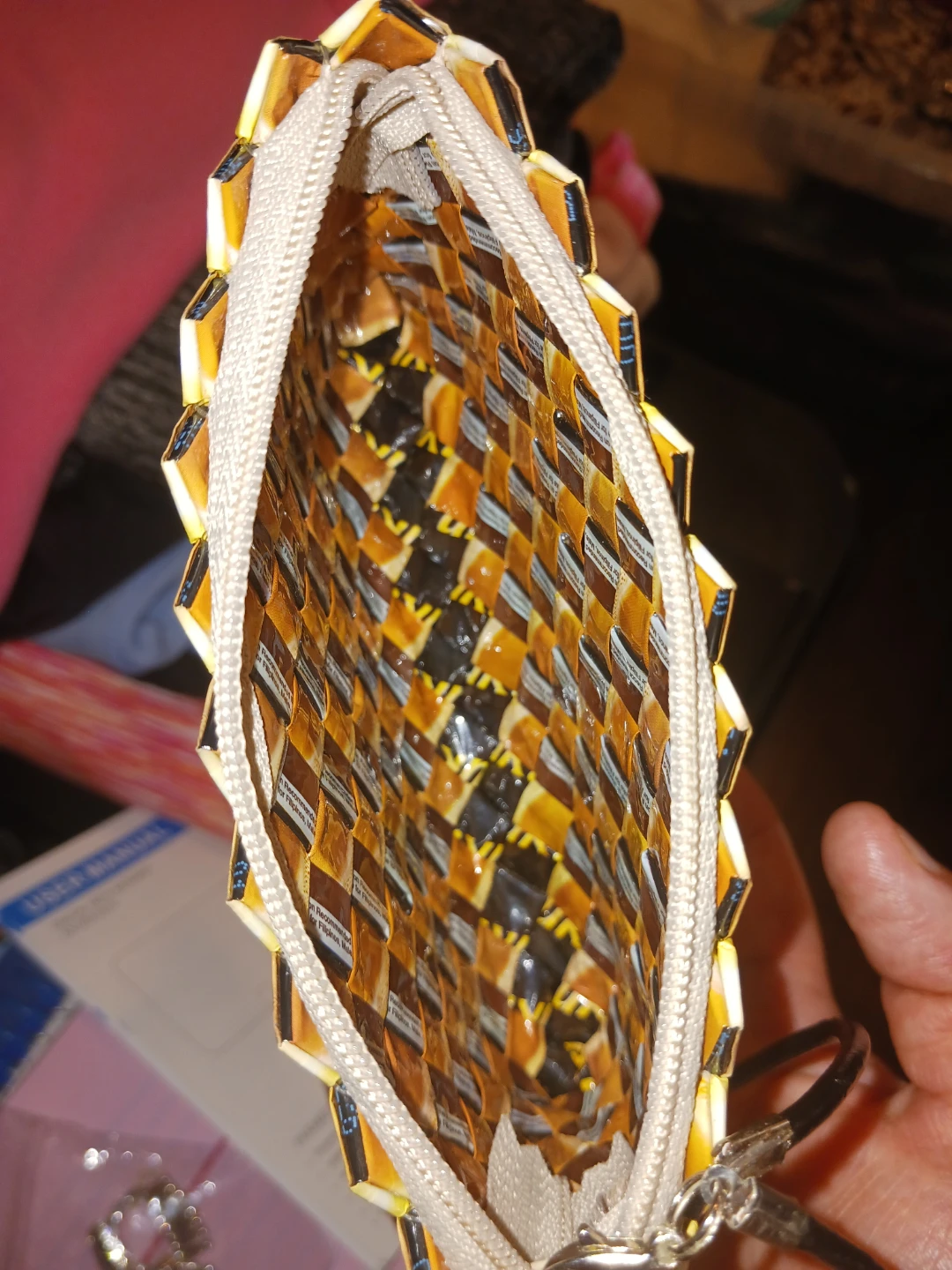 Handmade Snack Wrapper Wristlet coin - photo 2
