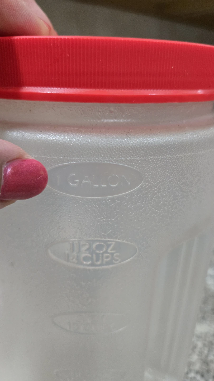 1 Gallon Container with Red Lid - photo 3