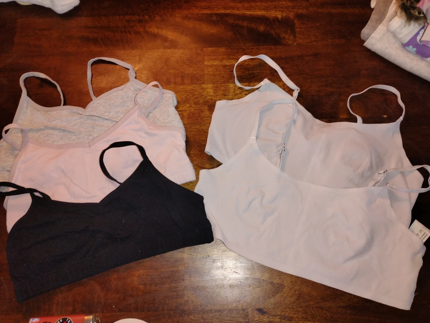 Girls' Camisole Bras 4-Pack