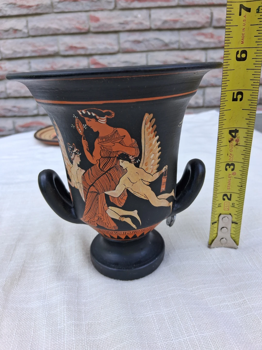Greek replica vase, plate, and jug - photo 2