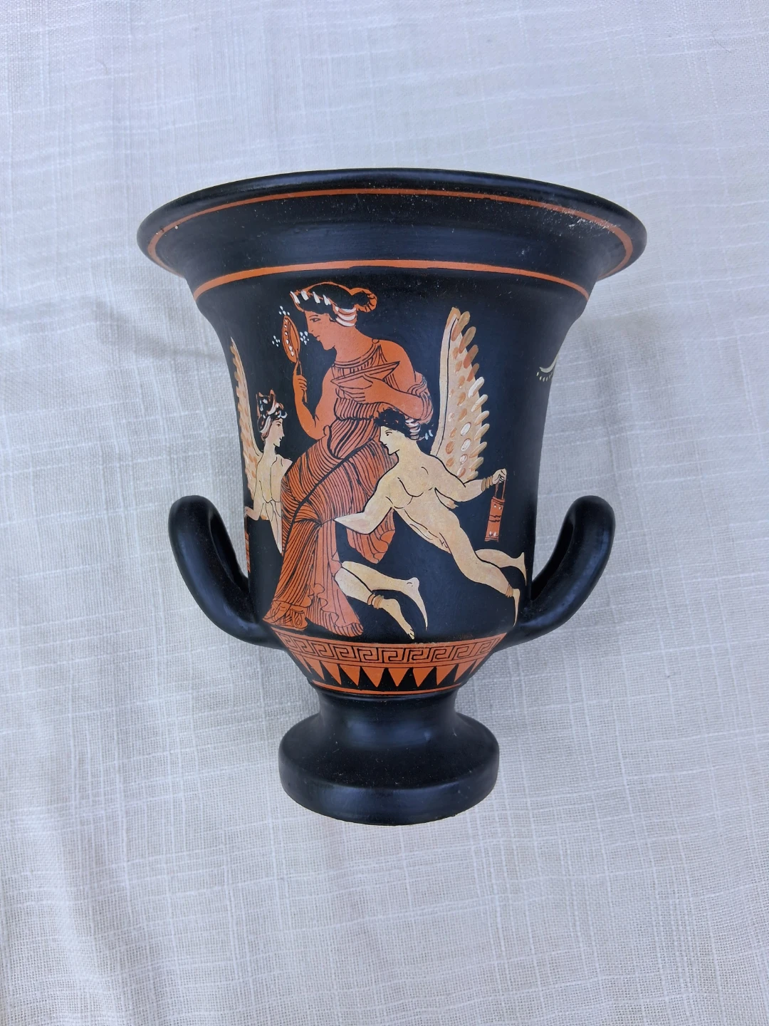 Greek replica vase, plate, and jug - photo 3