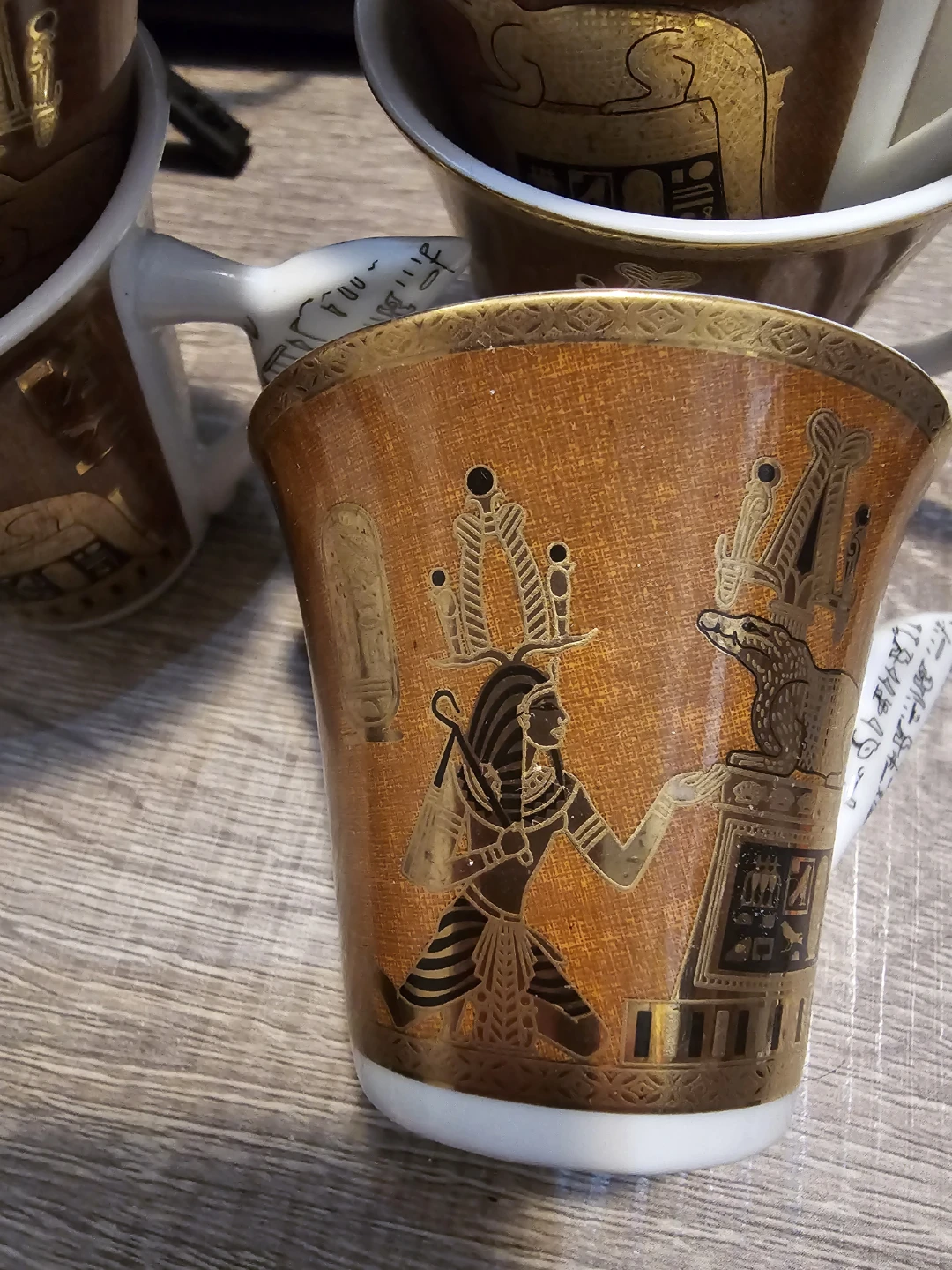 Fathi Mahmoud Egyptian Art Cups (Set of 5) - photo 2