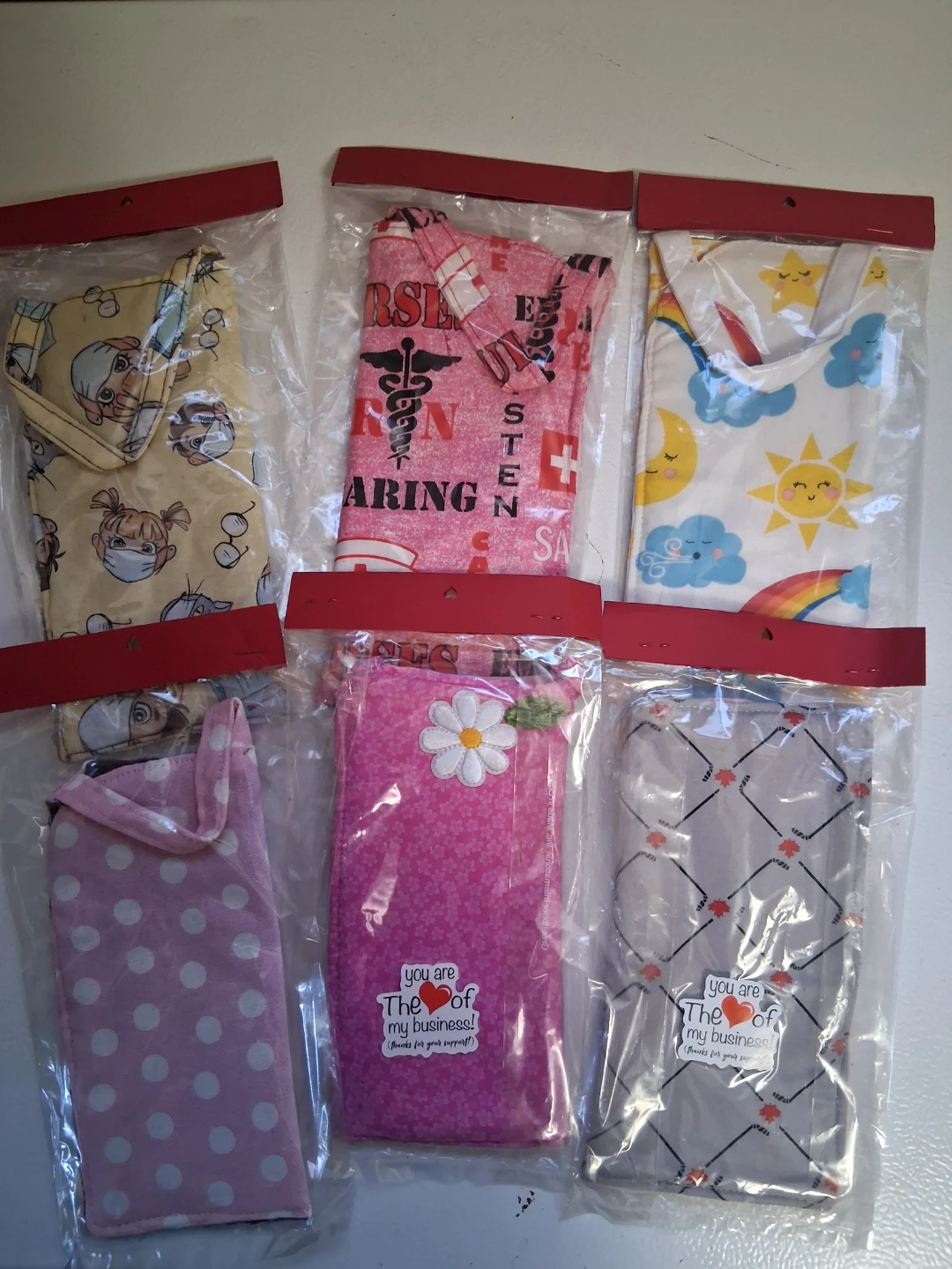 Handmade quilted eyeglass cases - photo 4