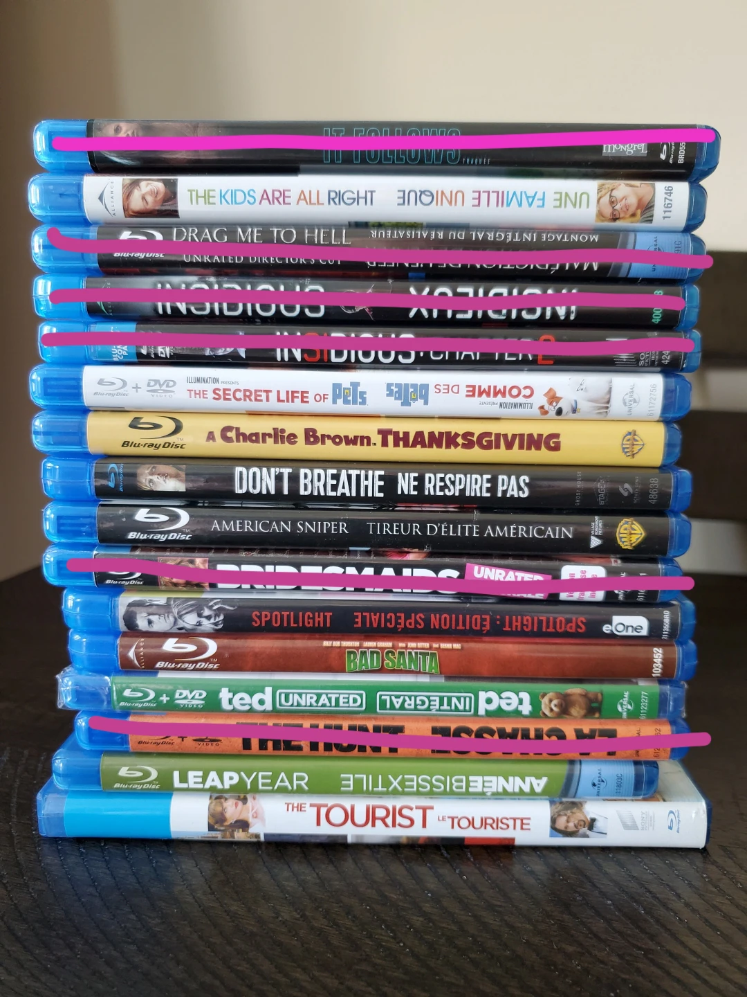 Blu-ray Movies (Read description)