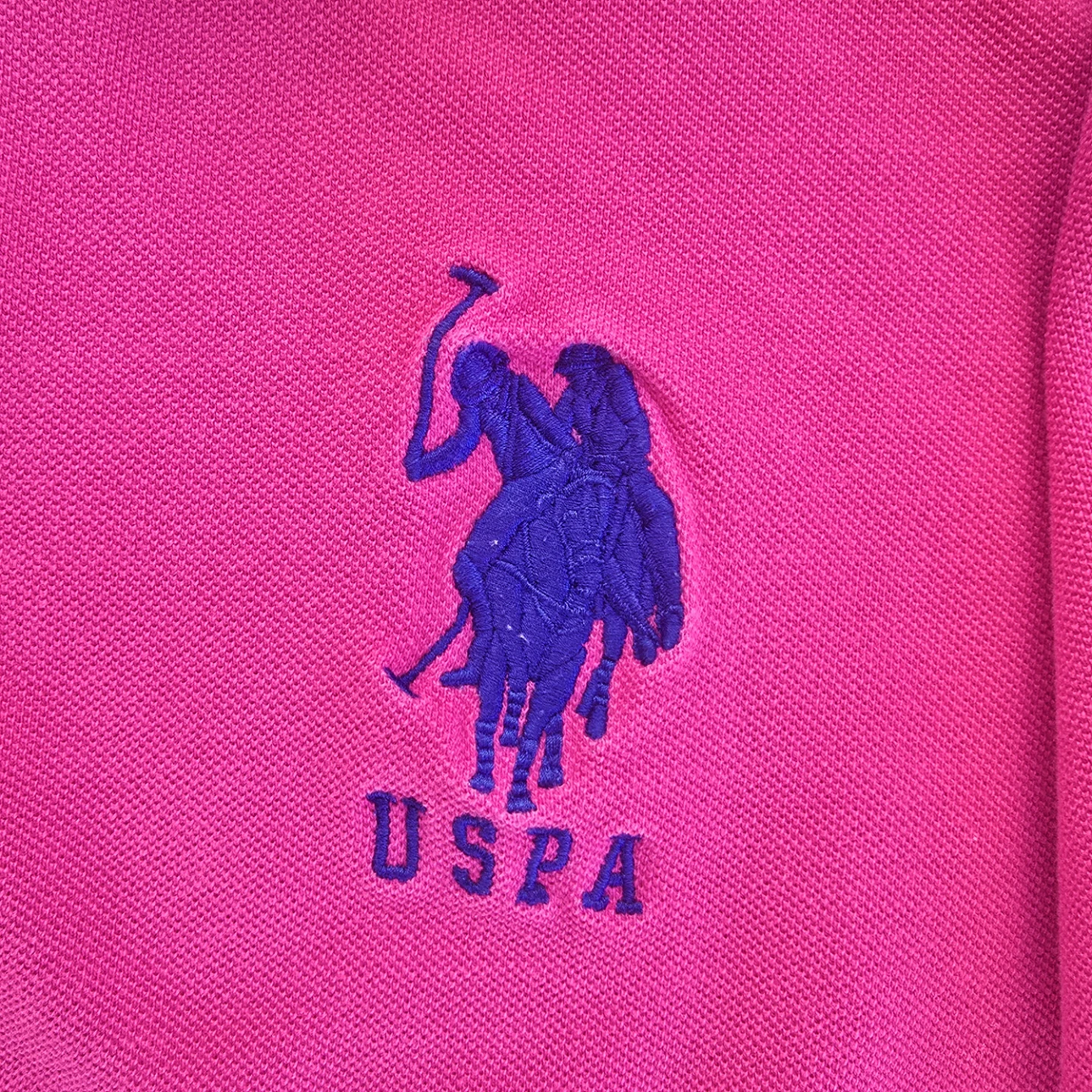 U.S. Polo Assn Pink Polo Shirt with Number 3 Sleeve - photo 5