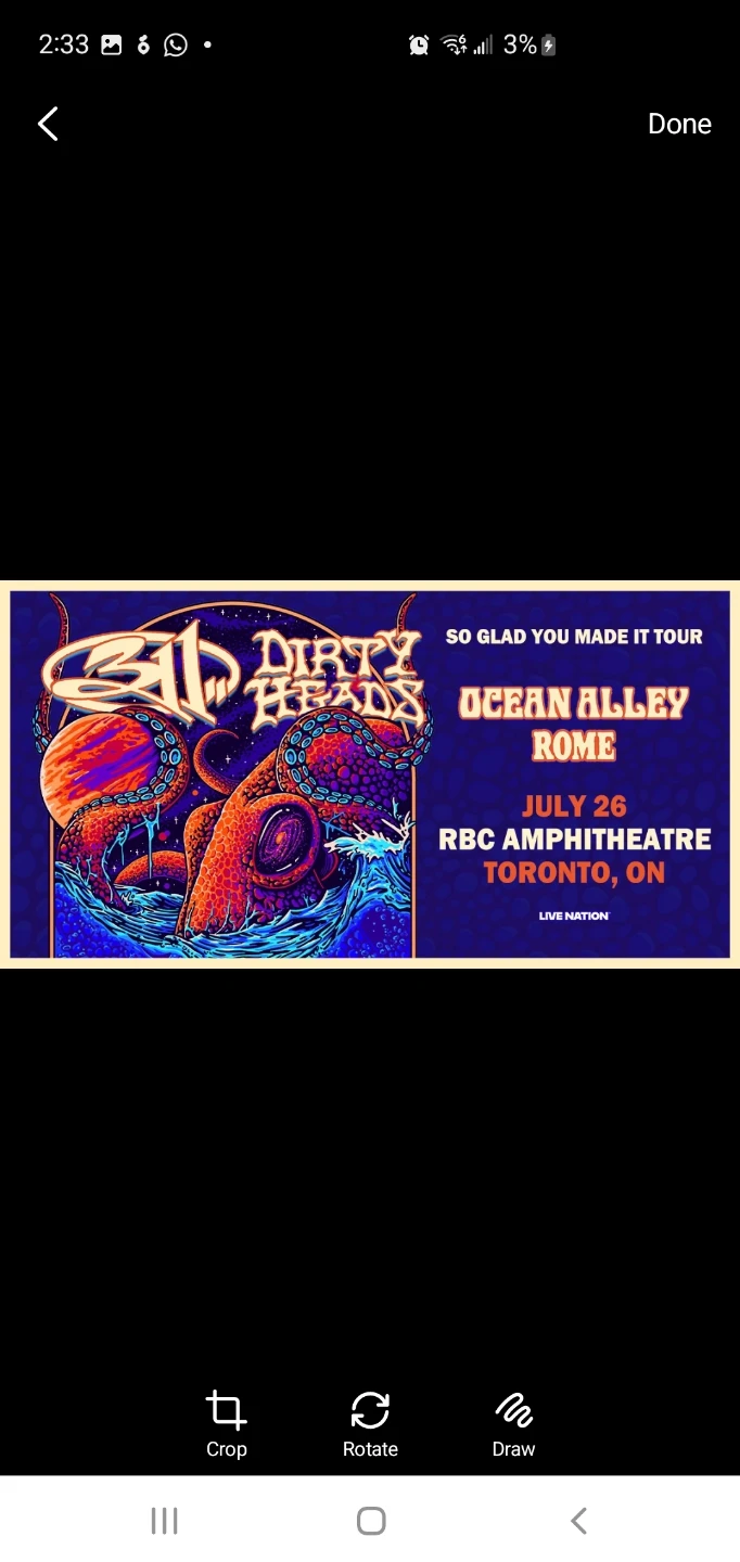 Concert Ticket - July 26th🙏-