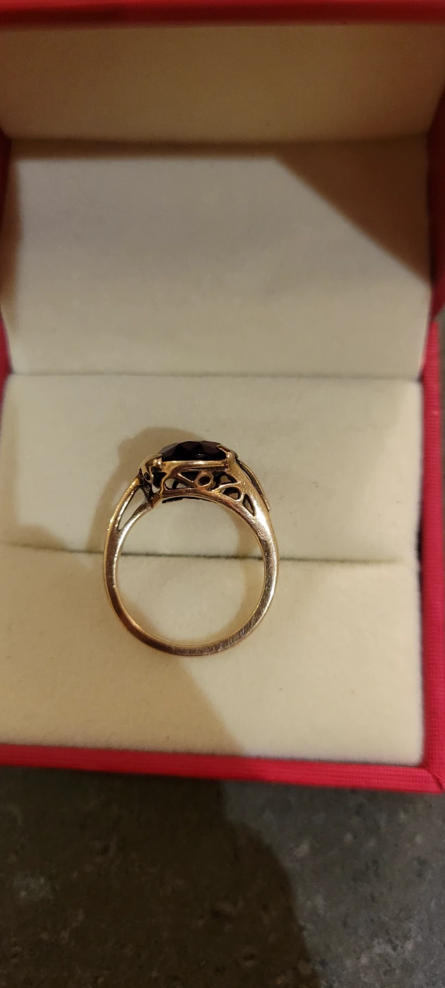 Antique 10K Ruby Ring, 3.61 gr, size 6 - photo 2