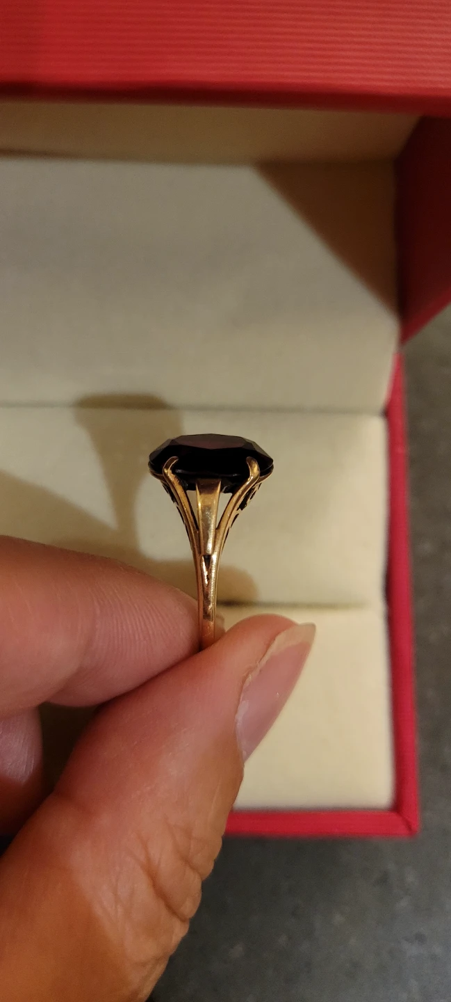 Antique 10K Ruby Ring, 3.61 gr, size 6 - photo 4