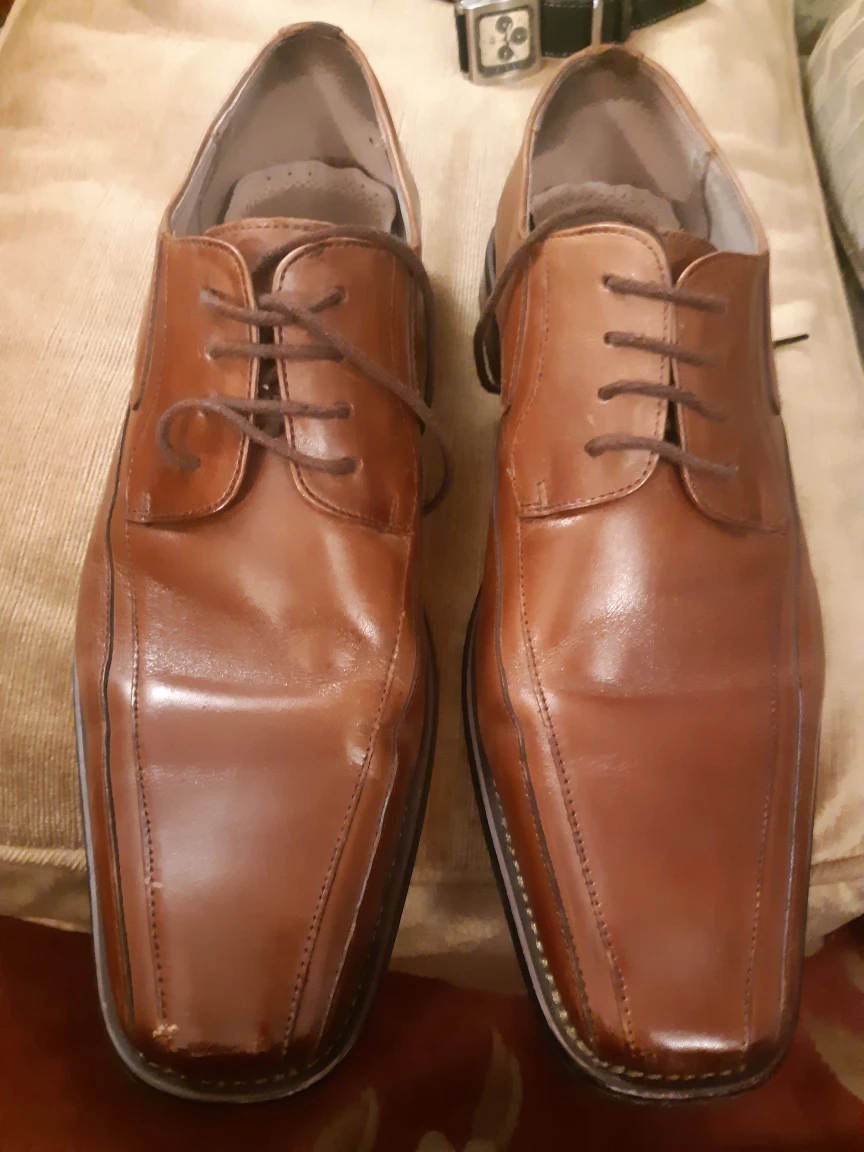 Men's Brown Leather Dress Shoes