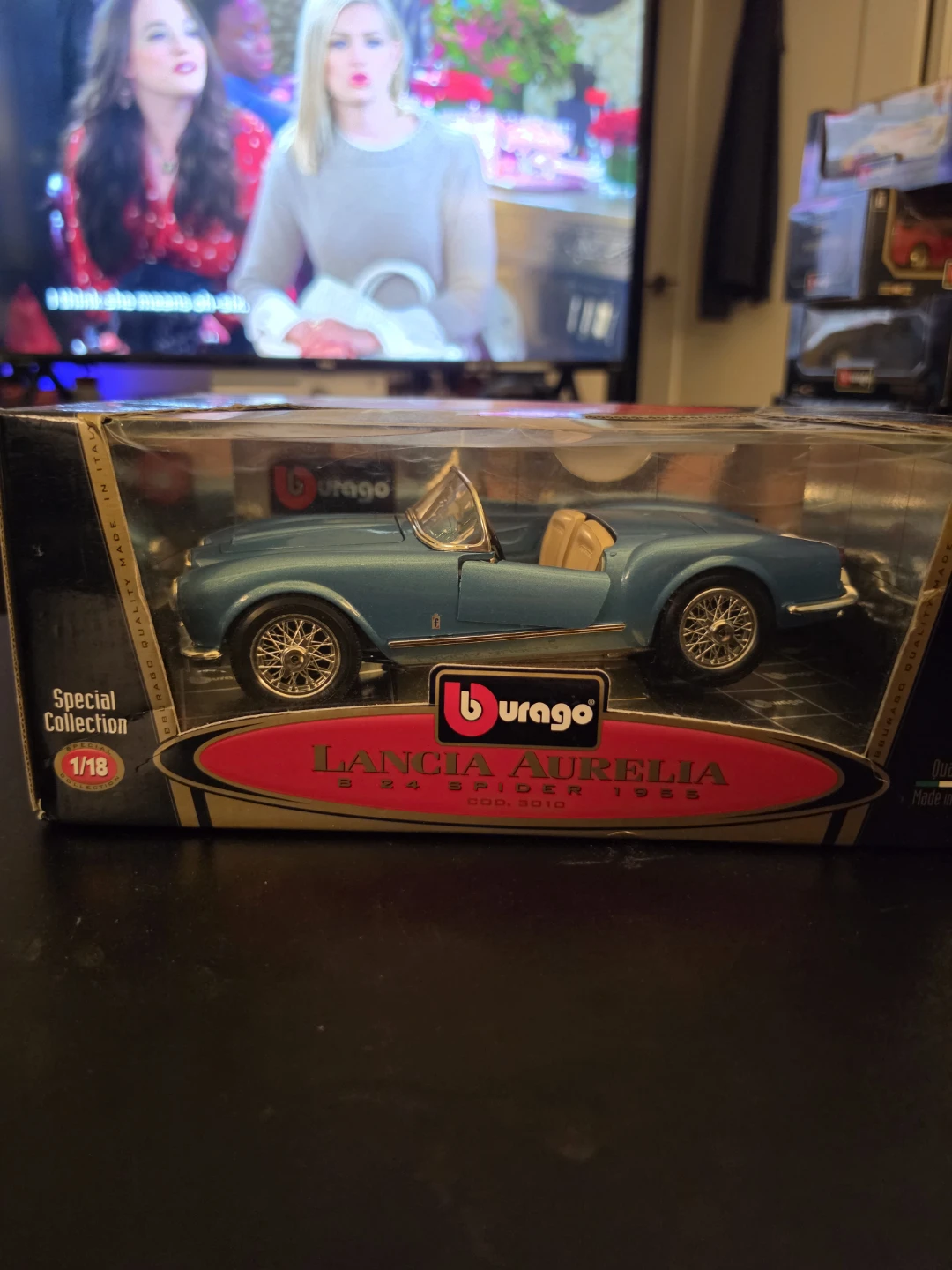 Burago Lancia Aurelia B24 Spider Diecast Model Car 1/18