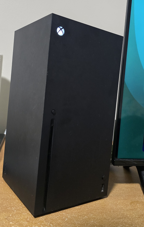 Xbox Series X Console and Red Controller