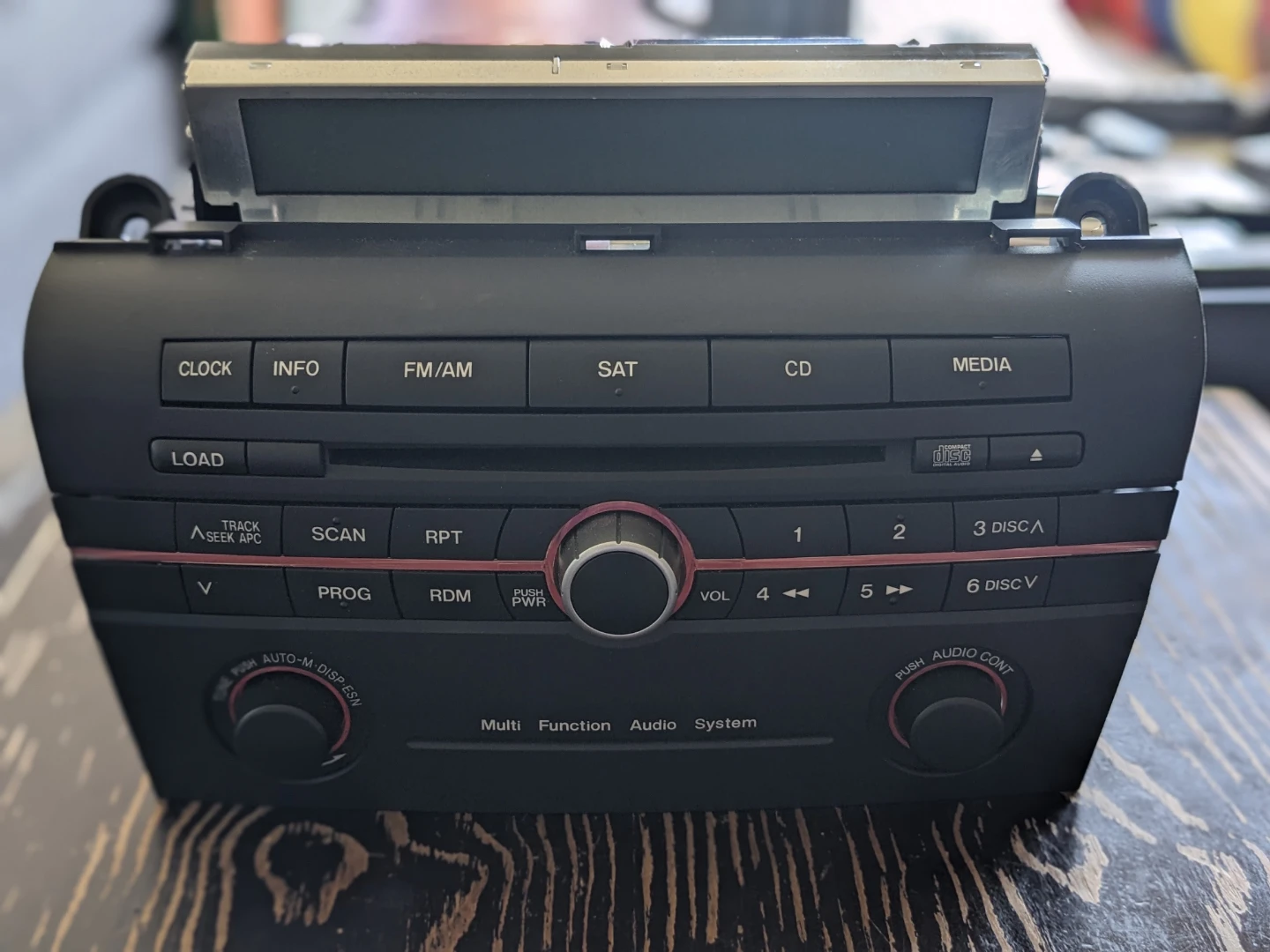 Mazda 3 OEM head unit Part #BR9F 66 9R0A