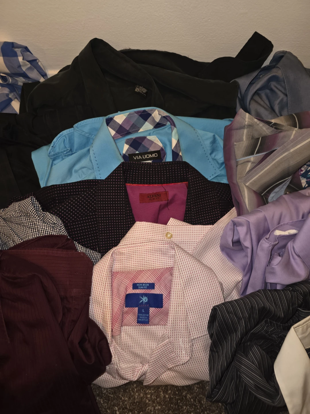 12 Men's Dress Shirts Bundle
