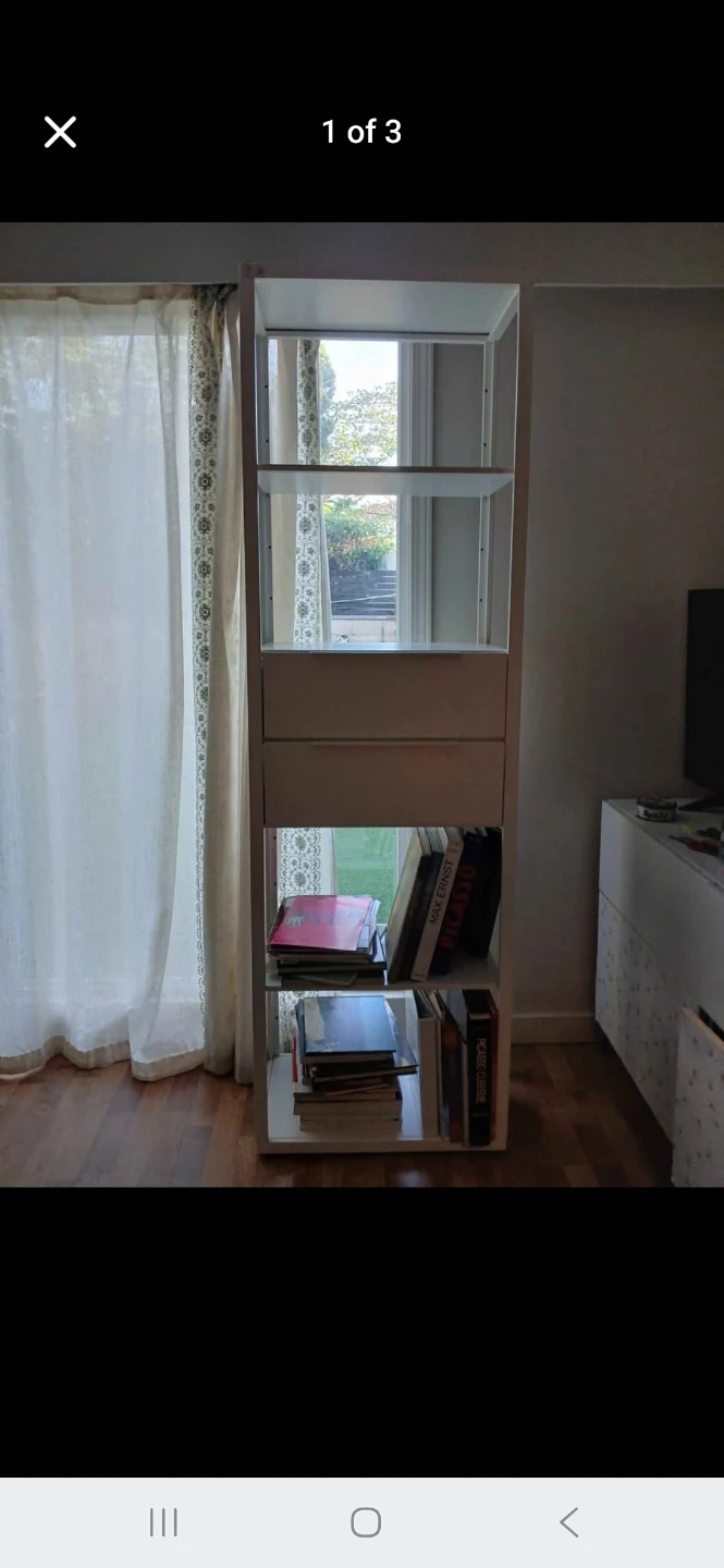 White shelf - bookshelf
