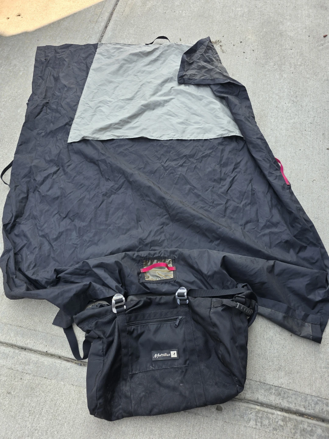 Black Metolius climbing bag