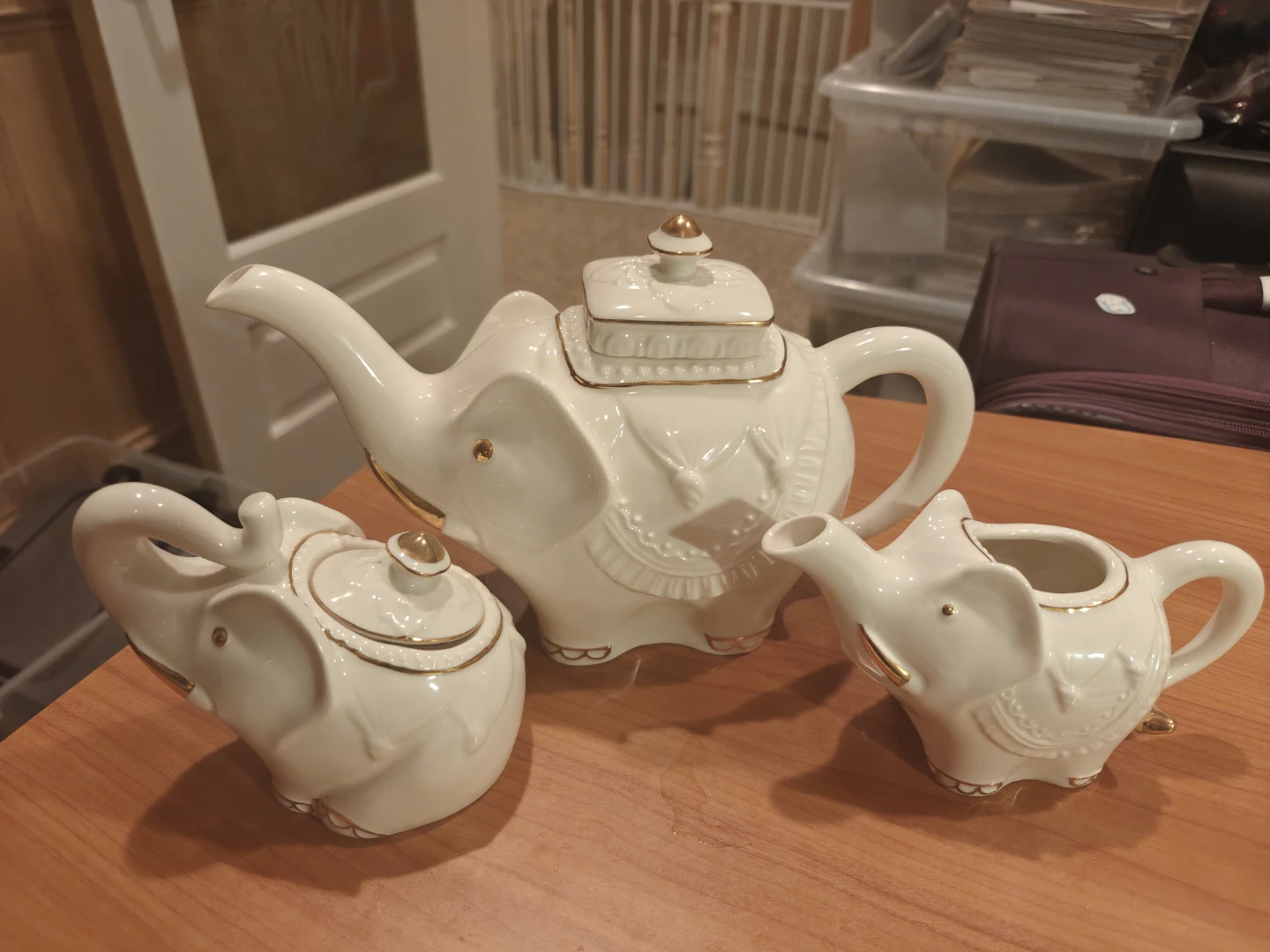 Brand New Bombay Elephant Tea Set - photo 2