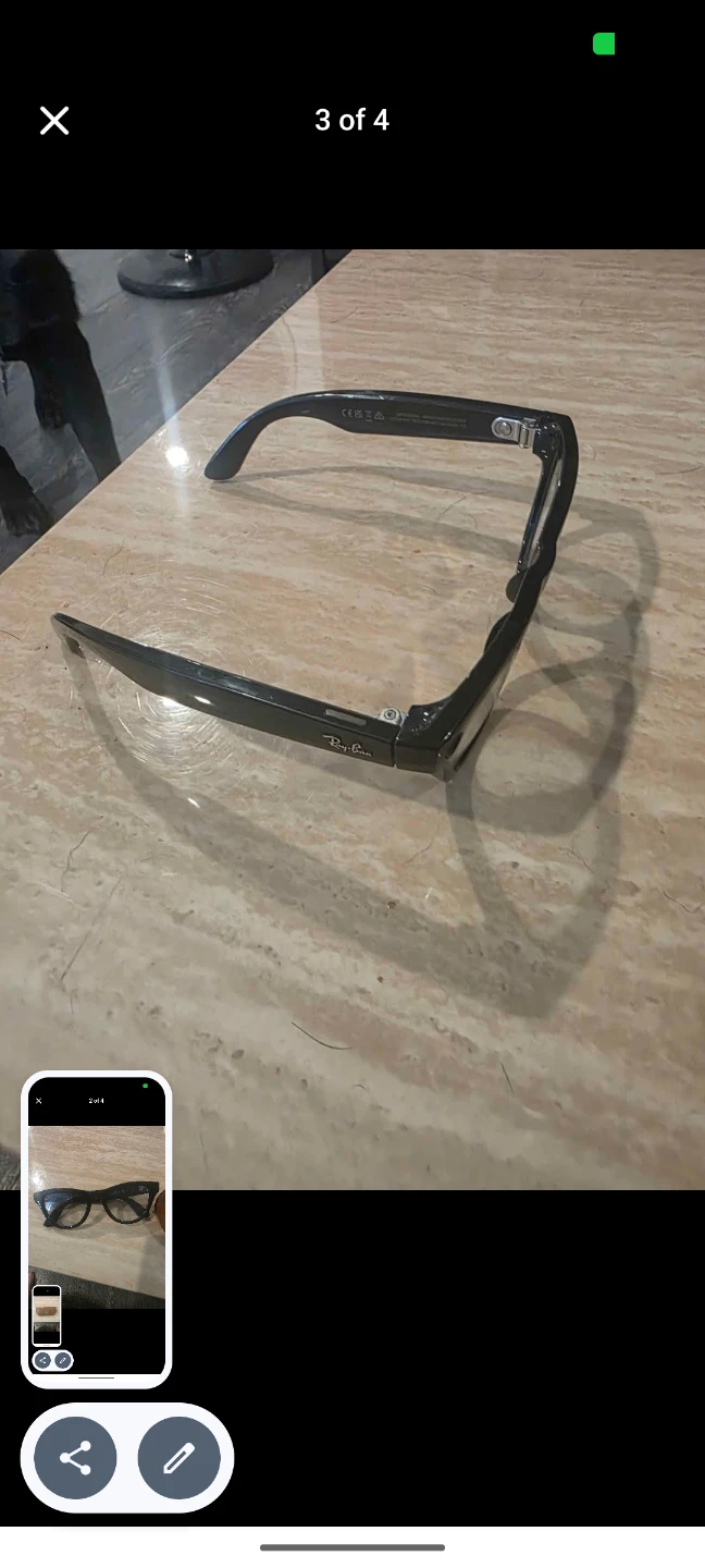 Ray-Ban Meta Black Eyeglasses - photo 3