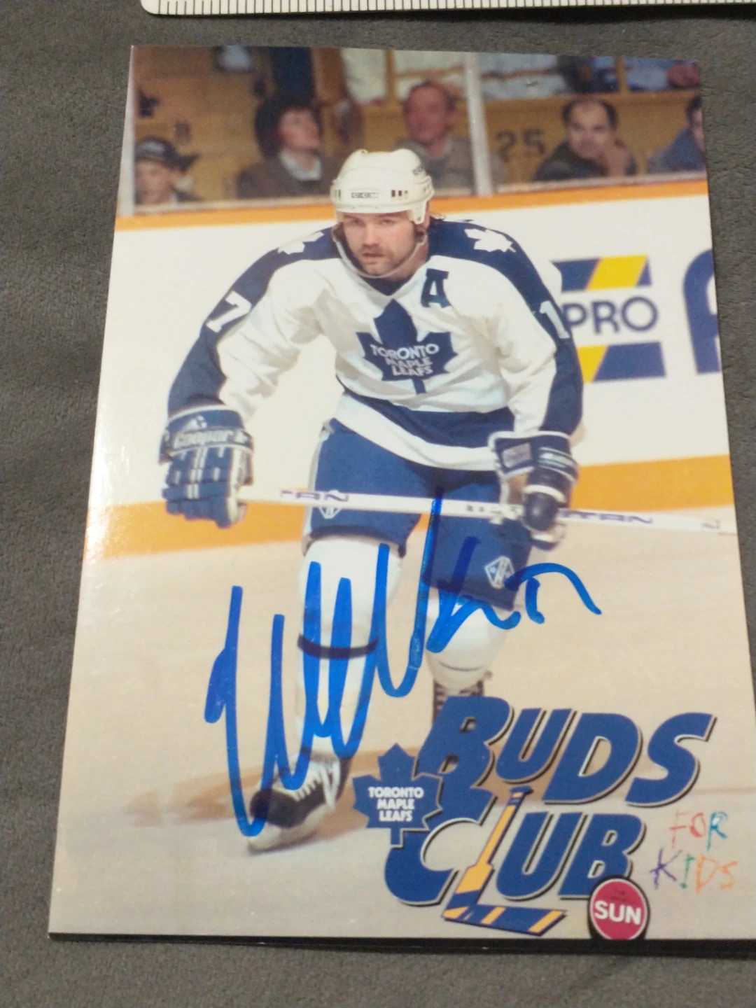 Wendel Clark Toronto Maple Leafs Signed Photo
